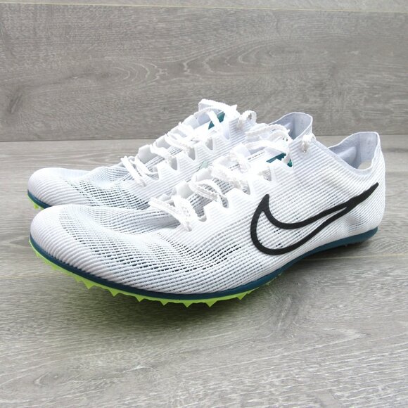 Nike Mamba 6 Distance Track & Field Spikes Men's Size 9.5 White NEW - Picture 3 of 13
